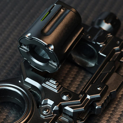 Metal Fidget Gun Toys for Adults: Stress Relief EDC Spinner Toy, Cool Revolver Fidget Toy with Ring & Slider for Finger, Mini Decompression Gadgets for Adult Men